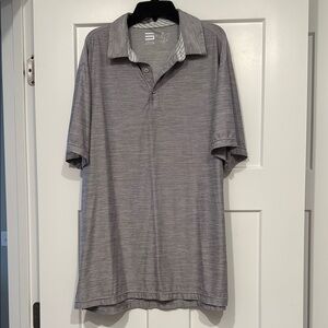 Men’s | heathered gray | polo T-shirt